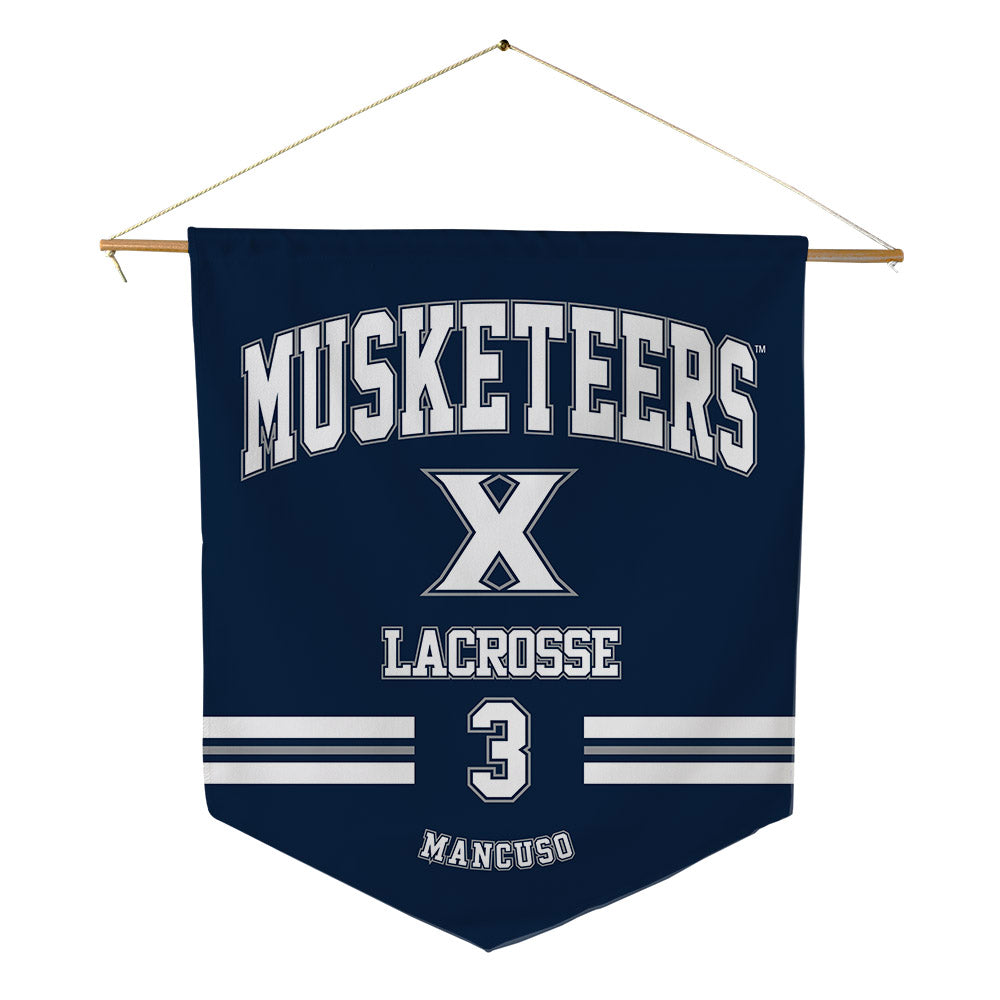 Xavier - NCAA Women's Lacrosse : Lola Mancuso - Pennant - 18" x 21"-0