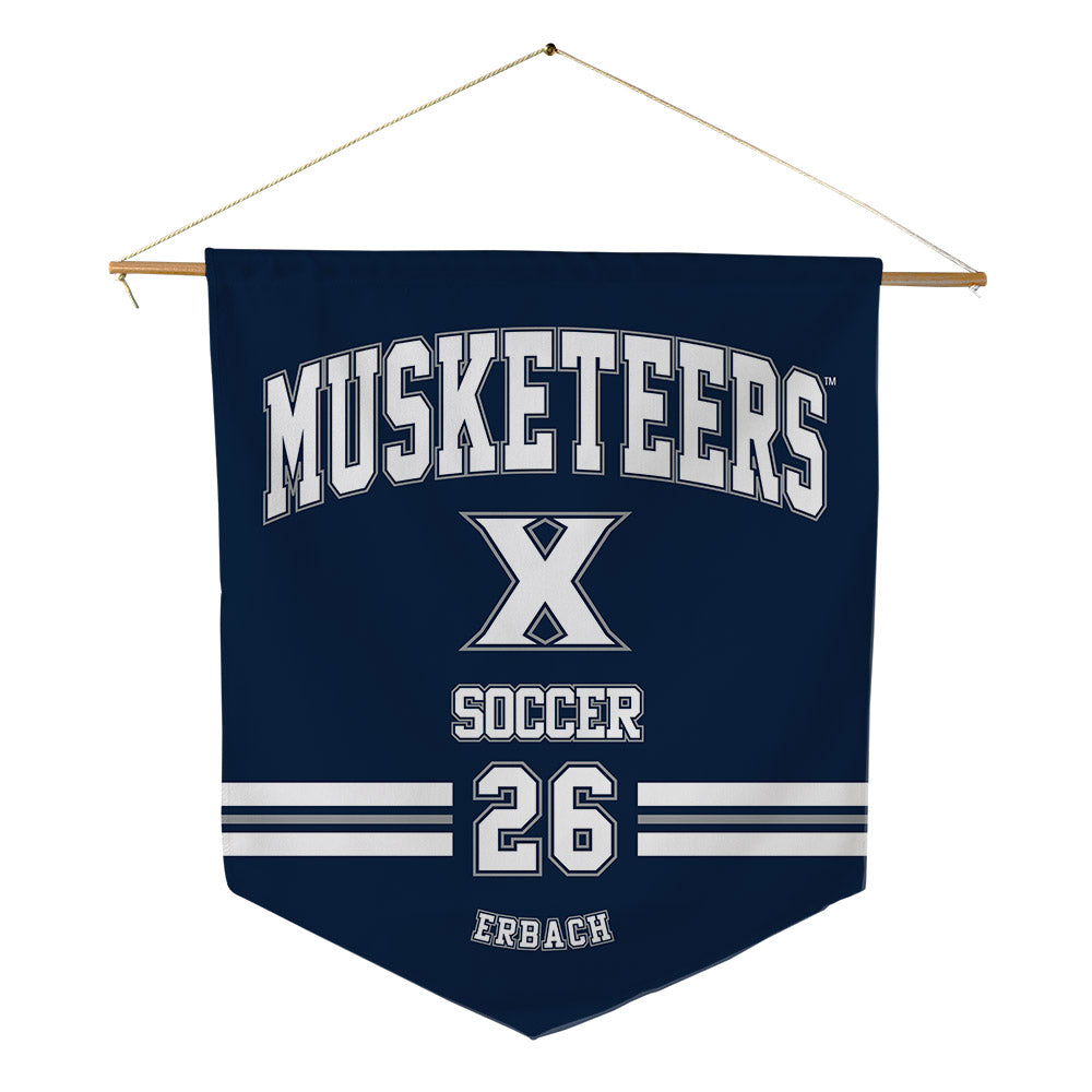 Xavier - NCAA Women's Soccer : Samantha Erbach - Pennant - 18" x 21"-0