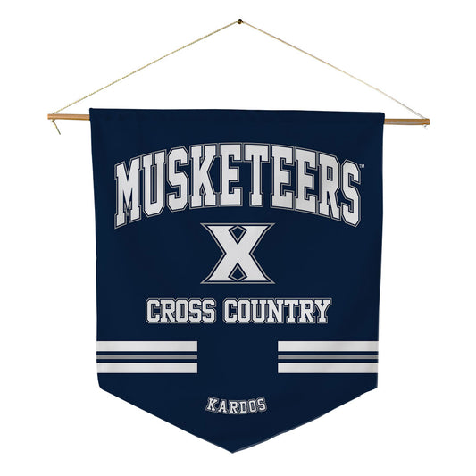 Xavier - NCAA Men's Cross Country : Chris Kardos - Pennant - 18" x 21"-0