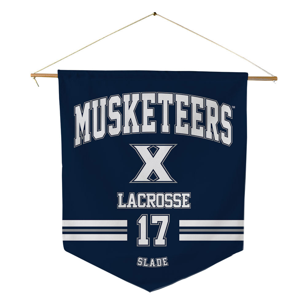 Xavier - NCAA Women's Lacrosse : Claire Slade - Pennant - 18" x 21"-0