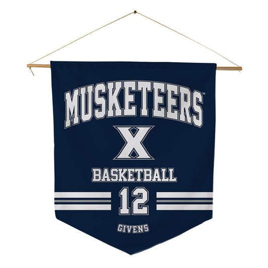 Xavier - NCAA Women's Basketball : MacKenzie Givens - Pennant - 18" x 21"-0