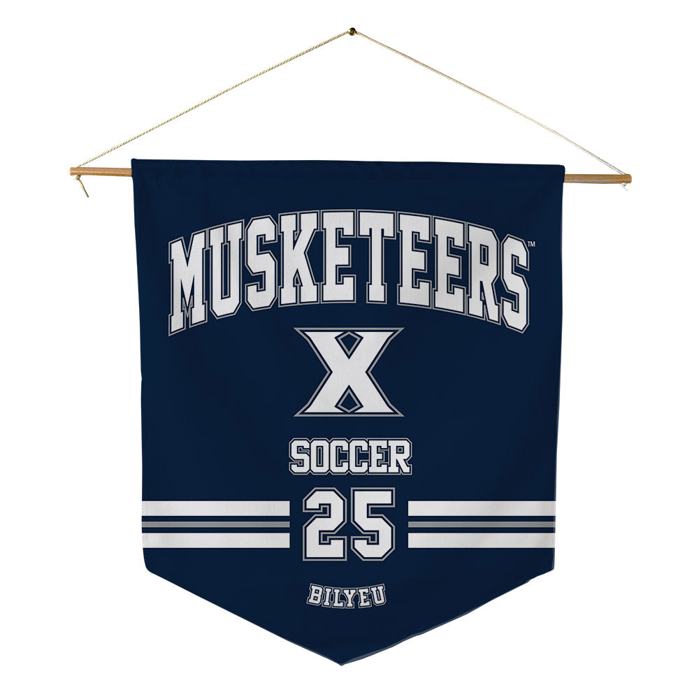Xavier - NCAA Men's Soccer : Jack Bilyeu - Pennant - 18" x 21"-0