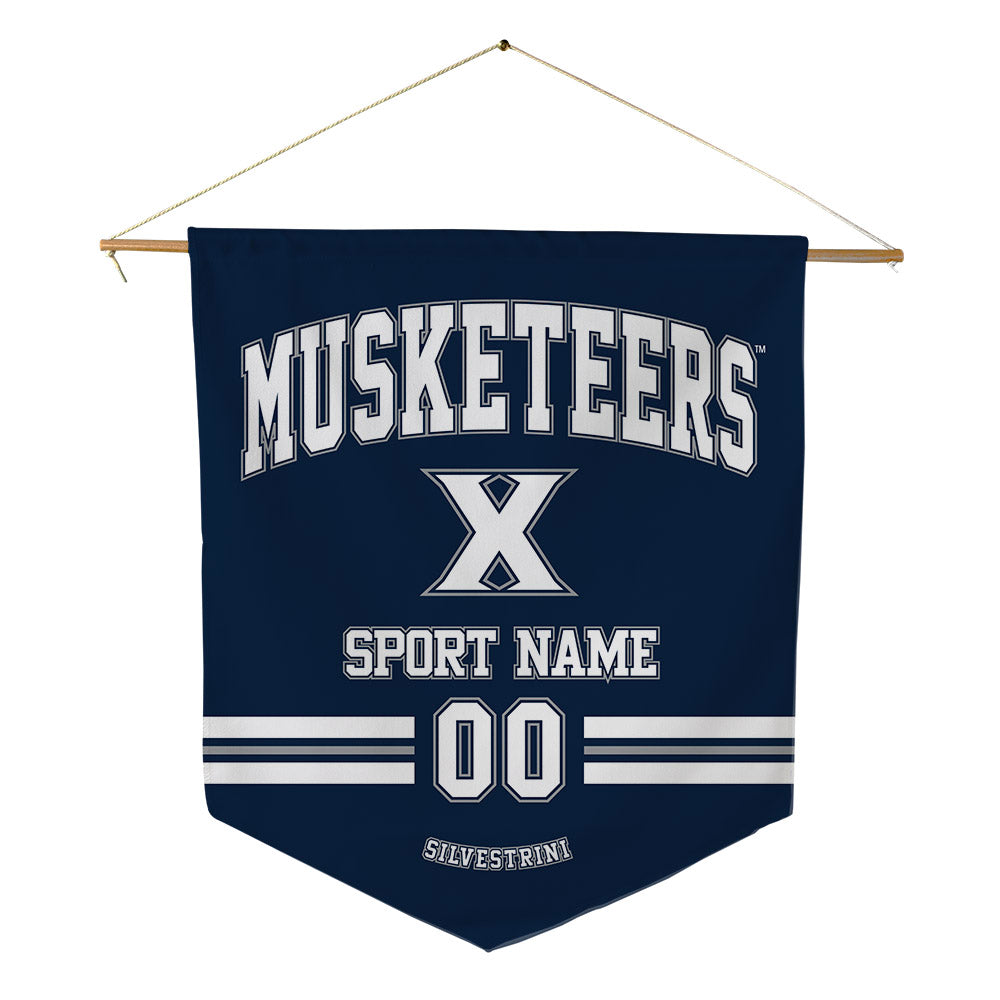 Xavier - NCAA Men's Soccer : Alejandro Silvestrini - Pennant - 18" x 21"-0