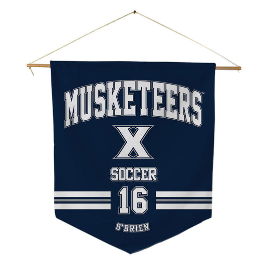 Xavier - NCAA Women's Soccer : Brooklyn O'Brien - Pennant - 18" x 21"-0