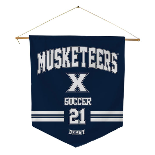 Xavier - NCAA Women's Soccer : McKinley Berry - Pennant - 18" x 21"-0