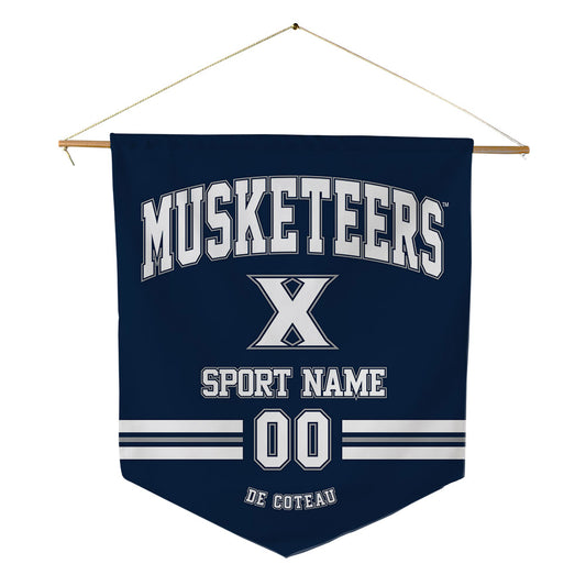 Xavier - NCAA Men's Soccer : Jabari De coteau - Pennant - 18" x 21"-0