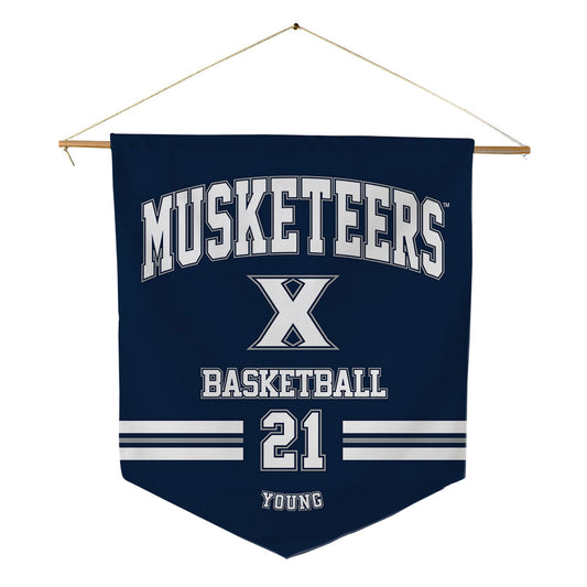 Xavier - NCAA Women's Basketball : Audia Young - Pennant - 18" x 21"-0