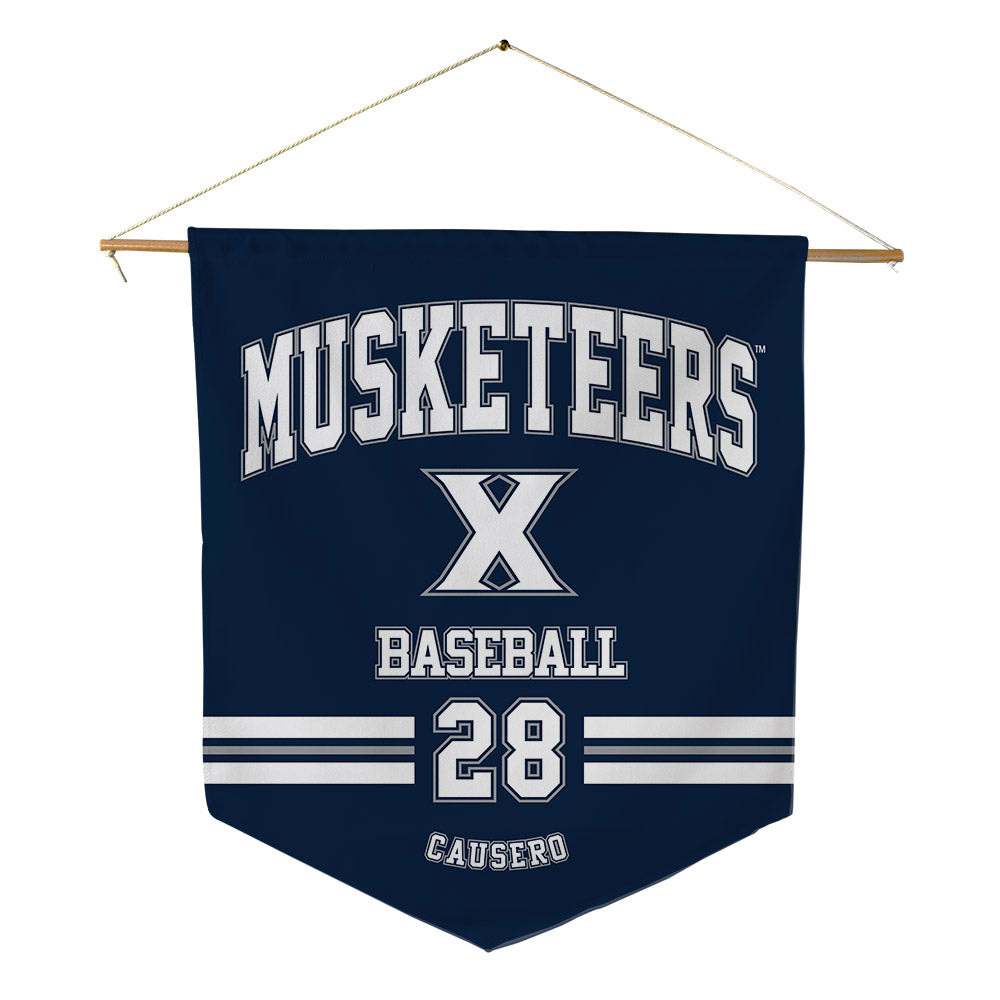 Xavier - NCAA Baseball : Lincoln Causero - Pennant - 18" x 21"-0