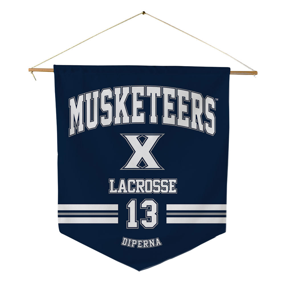 Xavier - NCAA Women's Lacrosse : Mia DiPerna - Pennant - 18" x 21"-0