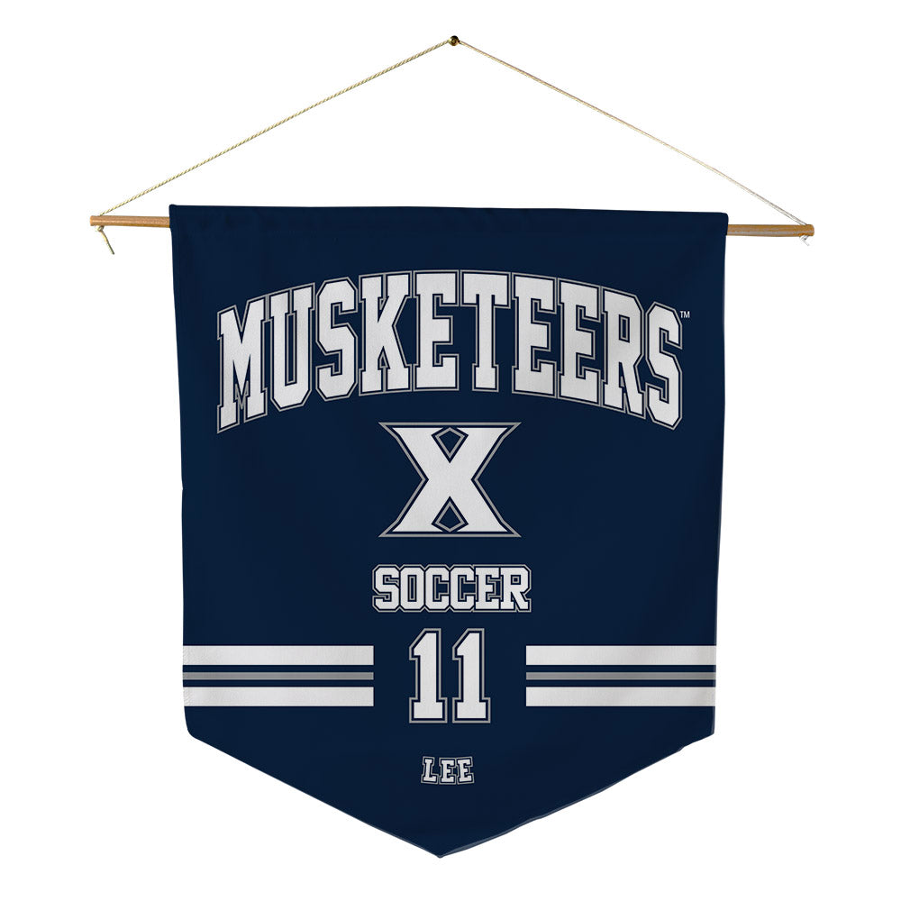 Xavier - NCAA Men's Soccer : Gun Lee - Pennant - 18" x 21"-0