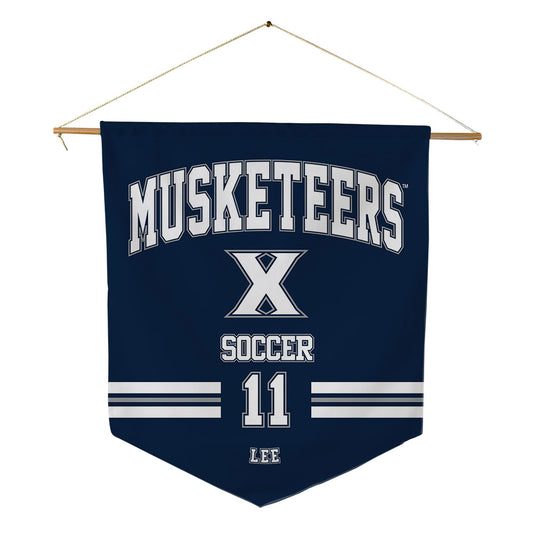 Xavier - NCAA Men's Soccer : Gun Lee - Pennant - 18" x 21"-0
