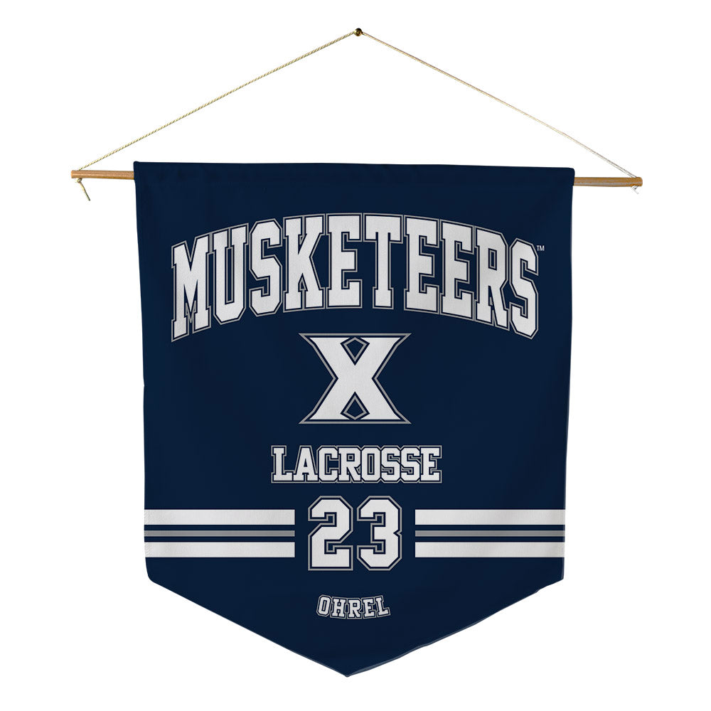 Xavier - NCAA Women's Lacrosse : Riley Ohrel - Pennant - 18" x 21"-0