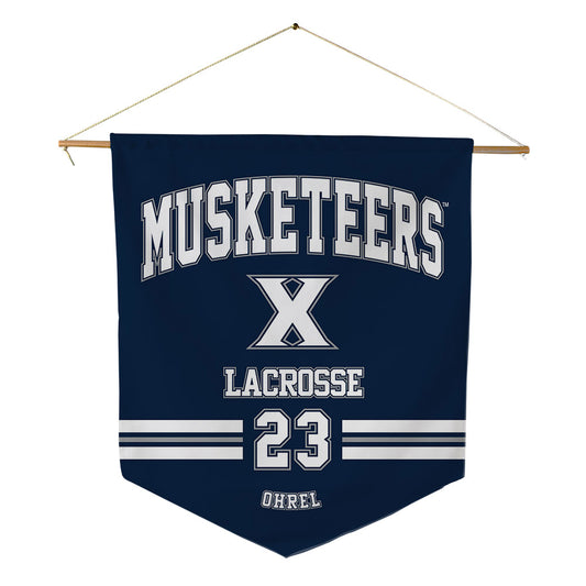 Xavier - NCAA Women's Lacrosse : Riley Ohrel - Pennant - 18" x 21"-0