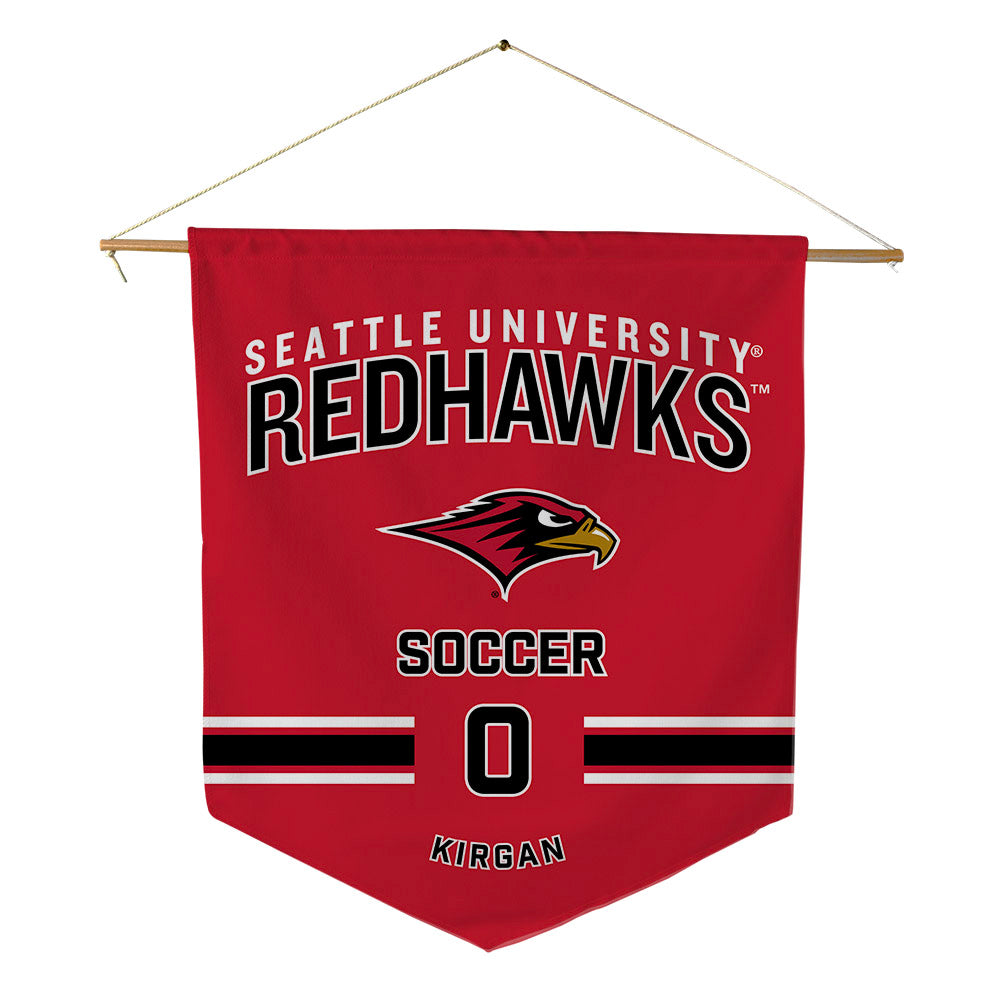 Seattle - NCAA Women's Soccer : Kassidy Kirgan - Pennant - 18" x 21"-0