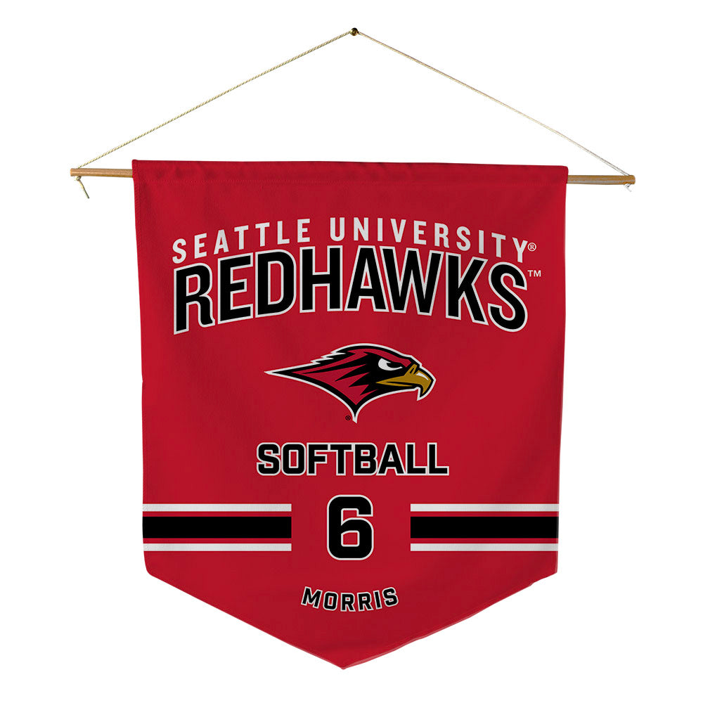 Seattle - NCAA Softball : Amanda Morris - Pennant - 18" x 21"-0