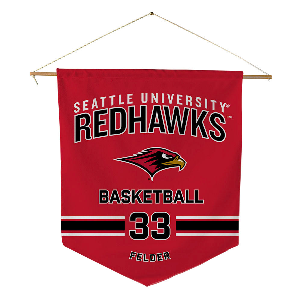Seattle - NCAA Men's Basketball : Brock Felder - Pennant - 18" x 21"-0