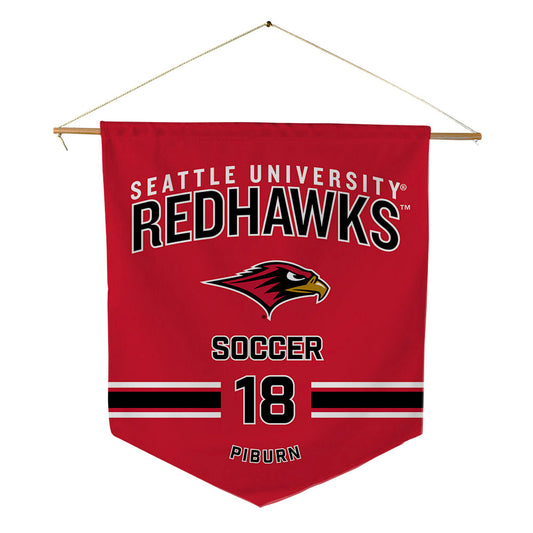 Seattle - NCAA Women's Soccer : Katie Piburn - Pennant - 18" x 21"-0