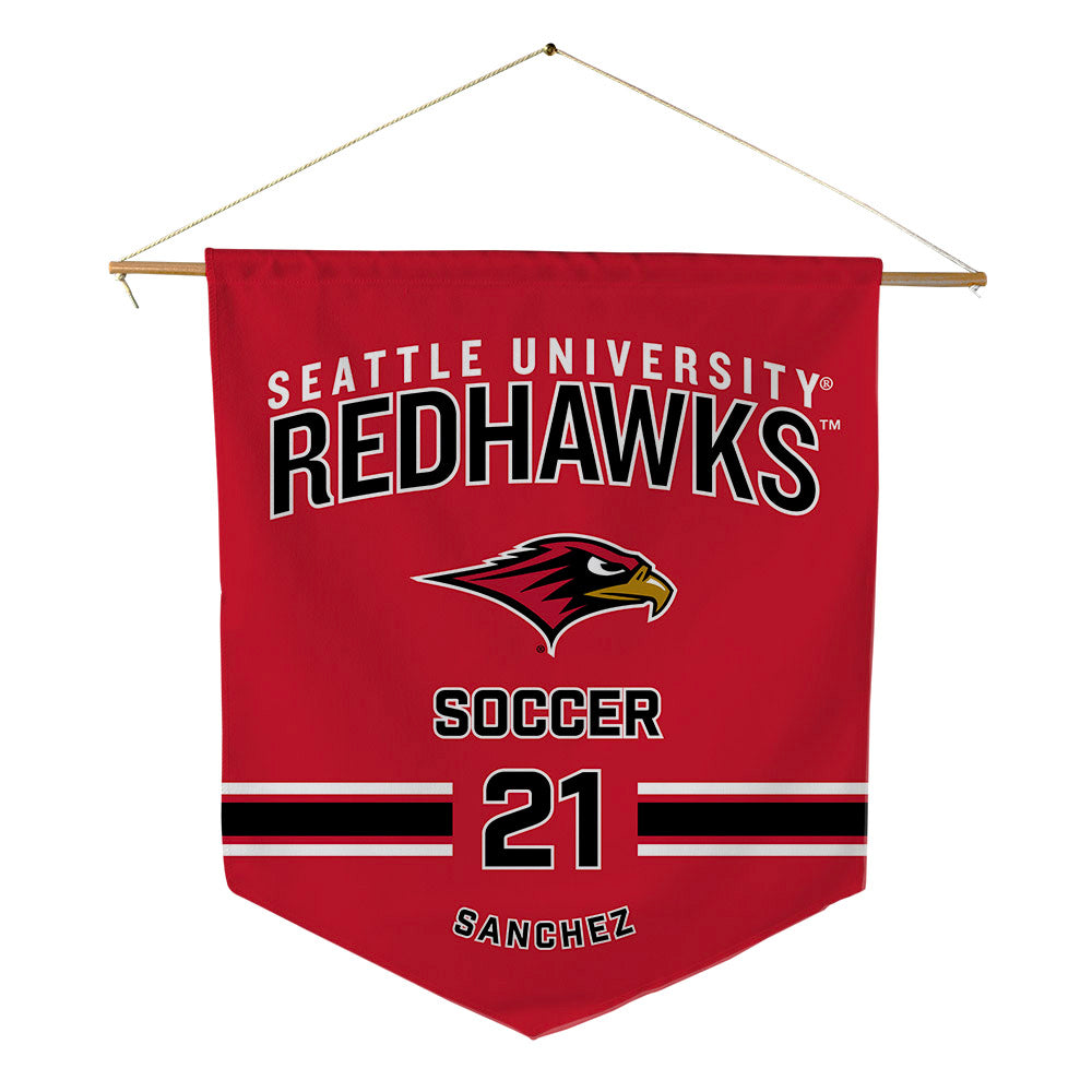 Seattle - NCAA Women's Soccer : Emma Sanchez - Pennant - 18" x 21"-0