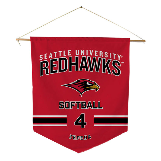 Seattle - NCAA Softball : Aurora Zepeda - Pennant - 18" x 21"-0