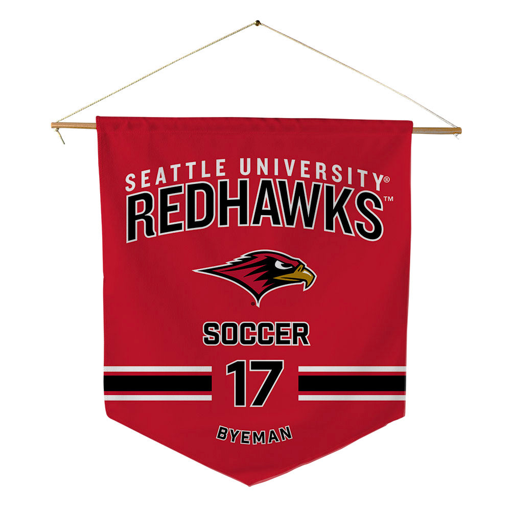 Seattle - NCAA Women's Soccer : Jaelyn Byeman - Pennant - 18" x 21"-0