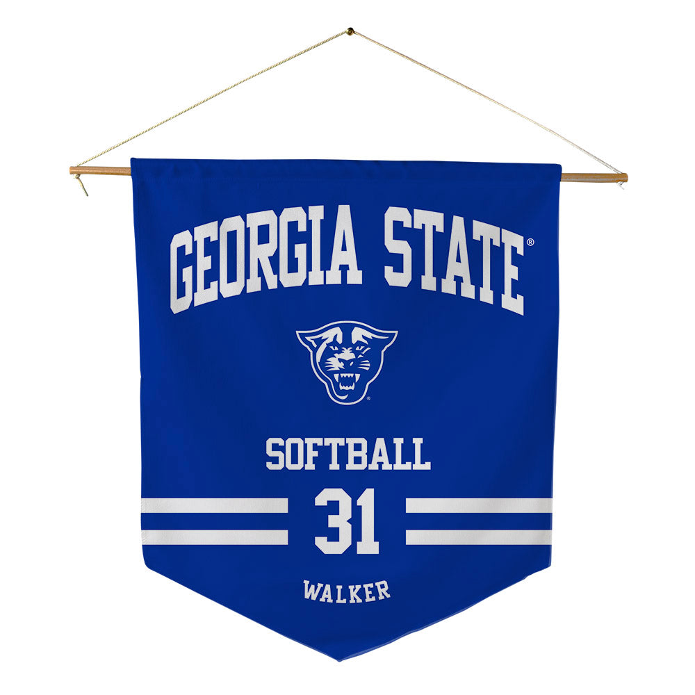 Georgia State - NCAA Softball : McKenzie Walker - Pennant - 18" x 21"-0