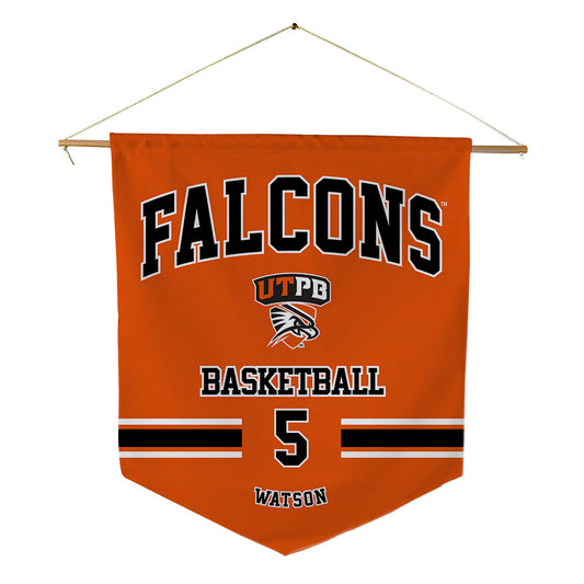 UTPB - NCAA Men's Basketball : Brady Watson - Pennant - 18" x 21"-0