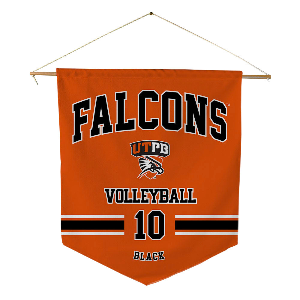UTPB - NCAA Women's Volleyball : Mya Black - Pennant - 18" x 21"-0