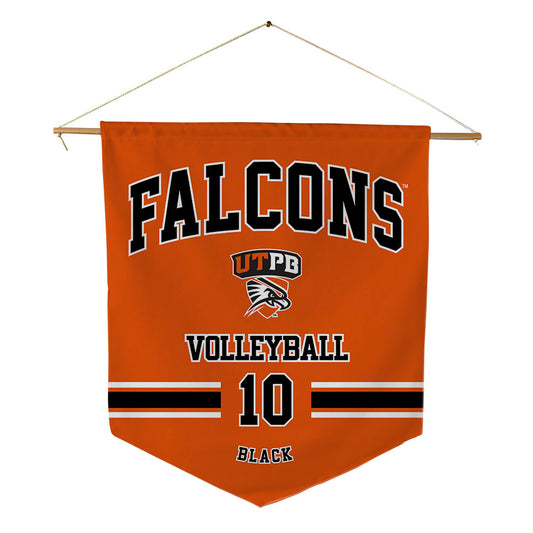 UTPB - NCAA Women's Volleyball : Mya Black - Pennant - 18" x 21"-0