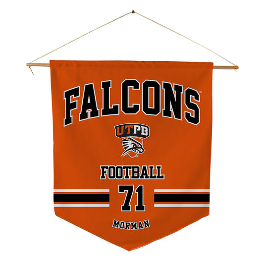 UTPB - NCAA Football : Caleb Morman - Pennant - 18" x 21"-0