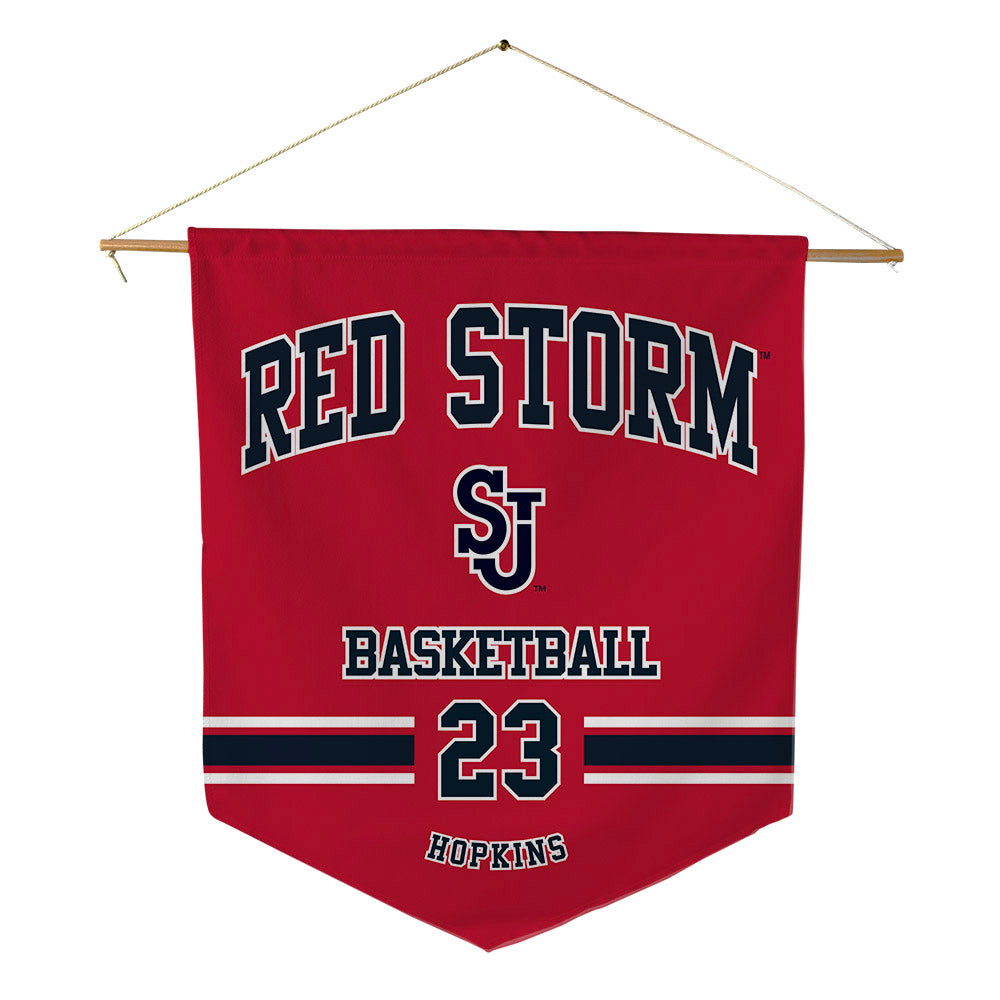 St. Johns - NCAA Men's Basketball : Bryce Hopkins - Pennant - 18" x 21"-0