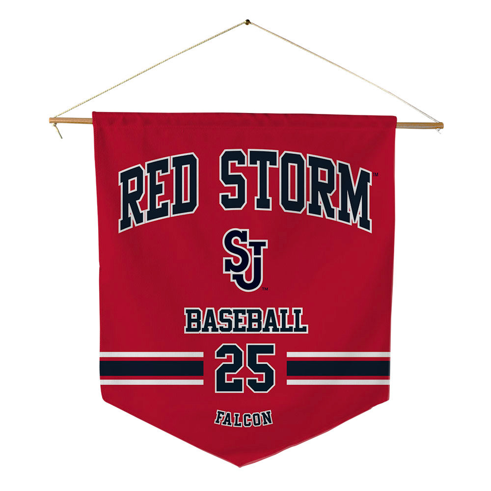 St. Johns - NCAA Baseball : Chad Falcon - Pennant - 18" x 21"-0