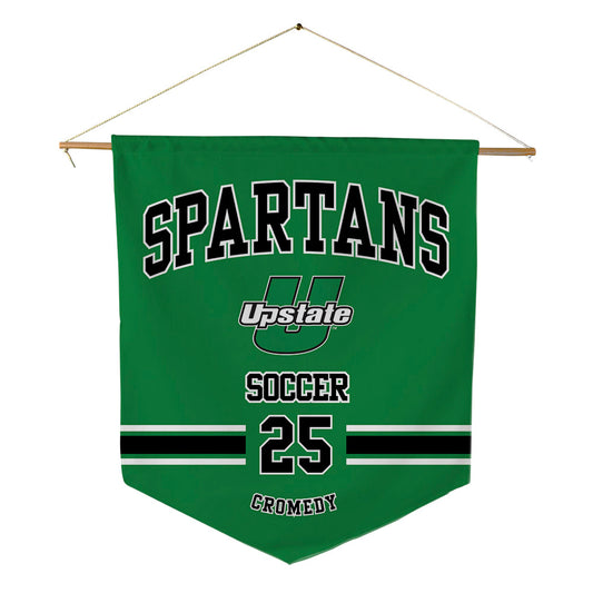 USC Upstate - NCAA Men's Soccer : Isaiah Cromedy - Pennant - 18" x 21"-0