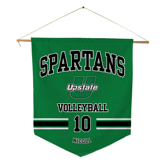 USC Upstate - NCAA Women's Volleyball : Ashleigh Nicoll - Pennant - 18" x 21"-0