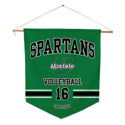 USC Upstate - NCAA Women's Volleyball : olivia callipo - Pennant - 18" x 21"-0