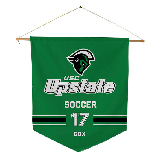 USC Upstate - NCAA Men's Soccer : Anthony Cox - Pennant - 18" x 21"-0