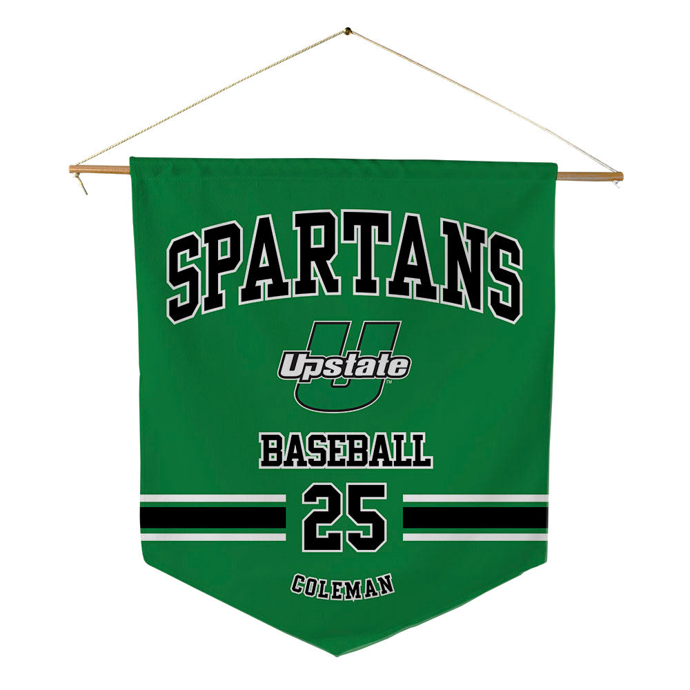 USC Upstate - NCAA Baseball : Micah Coleman - Pennant - 18" x 21"-0