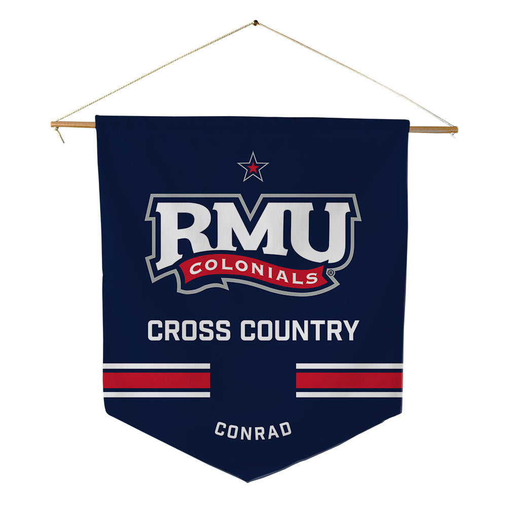 Robert Morris - NCAA Women's Cross Country : Madison Conrad - Pennant - 18" x 21"-0