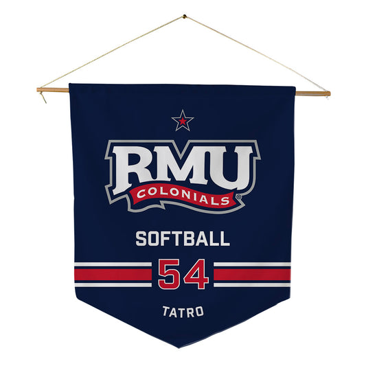 Robert Morris - NCAA Softball : Kailani Tatro - Pennant - 18" x 21"-0