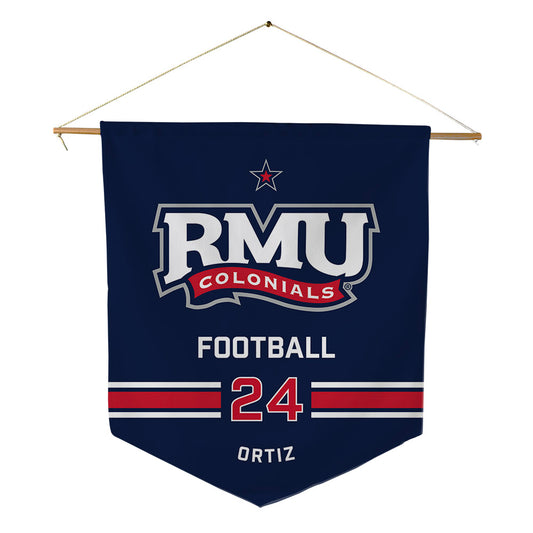 Robert Morris - NCAA Football : Jamiel Ortiz - Pennant - 18" x 21"-0