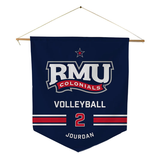 Robert Morris - NCAA Women's Volleyball : Jocelyn Jourdan - Pennant - 18" x 21"-0