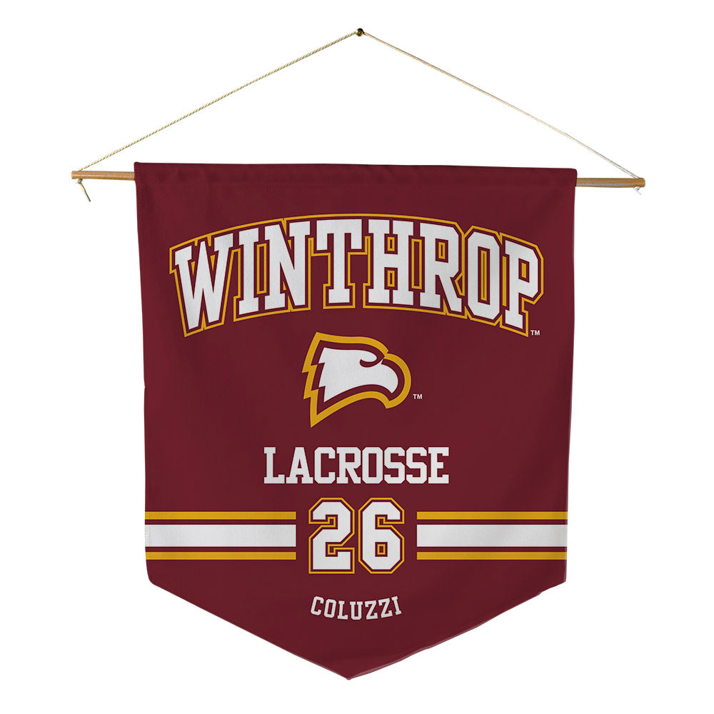 Winthrop - NCAA Women's Lacrosse : Rose Coluzzi - Pennant - 18" x 21"-0