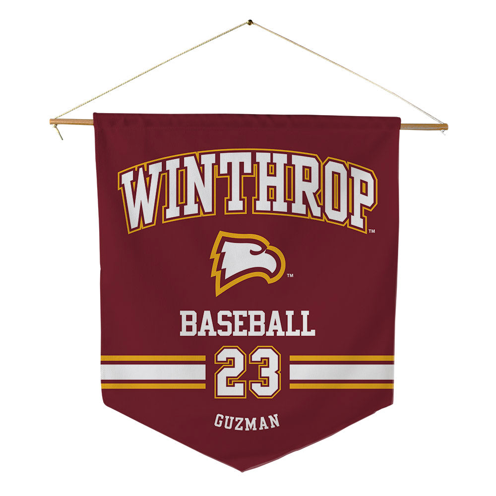 Winthrop - NCAA Baseball : Randy Guzman - Pennant - 18" x 21"-0