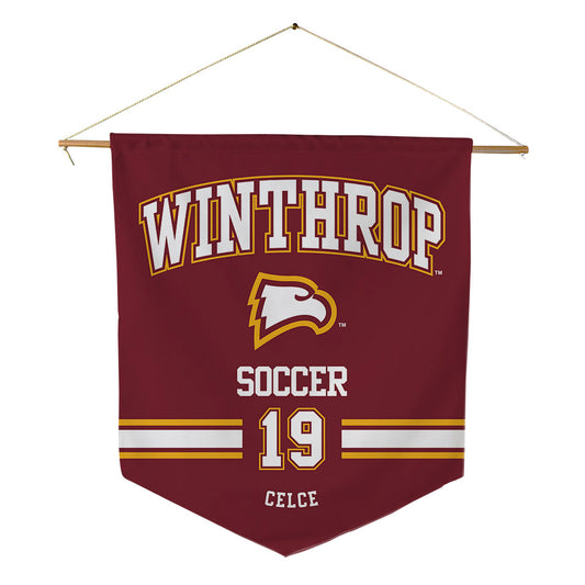 Winthrop - NCAA Women's Soccer : Cameron Celce - Pennant - 18" x 21"-0