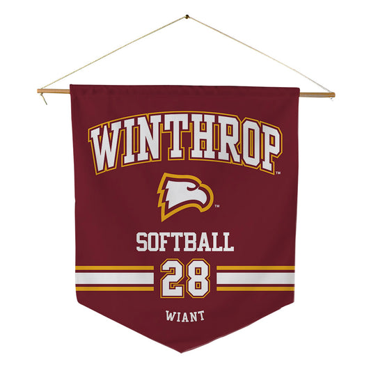 Winthrop - NCAA Softball : Maddie Wiant - Pennant - 18" x 21"-0