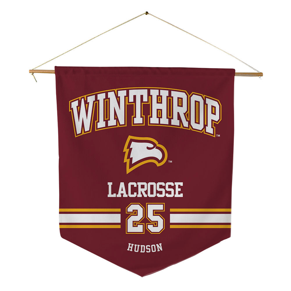 Winthrop - NCAA Women's Lacrosse : Kellan Hudson - Pennant - 18" x 21"-0