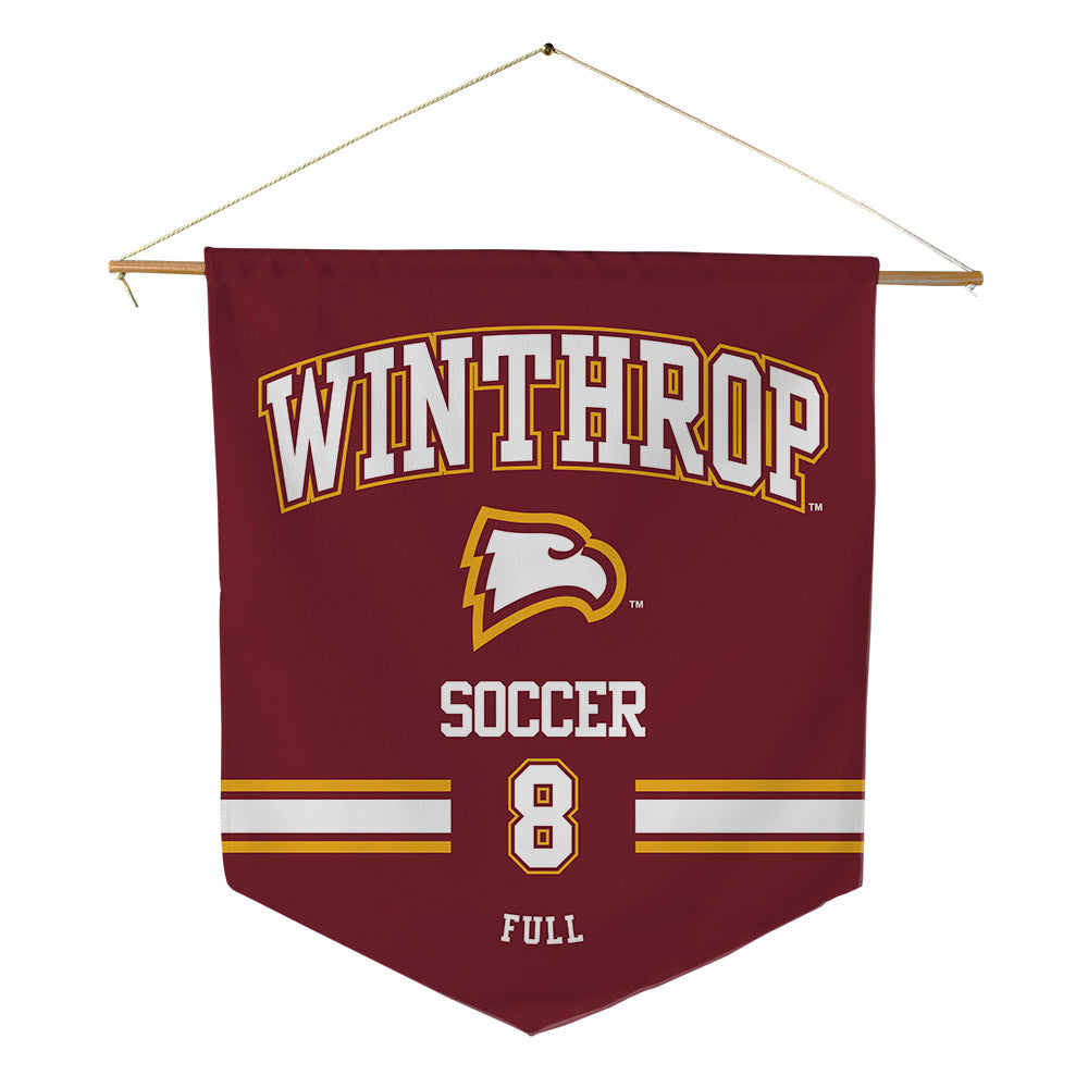 Winthrop - NCAA Women's Soccer : Kylie Full - Pennant - 18" x 21"-0