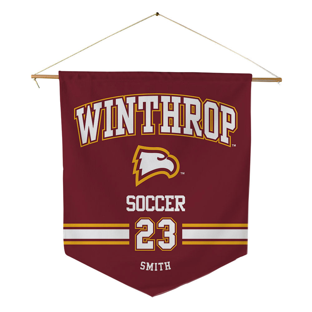 Winthrop - NCAA Women's Soccer : Gracie Smith - Pennant - 18" x 21"-0