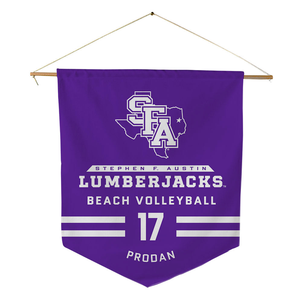 SFA - NCAA Beach Volleyball : Hailey Prodan - Pennant - 18" x 21"-0