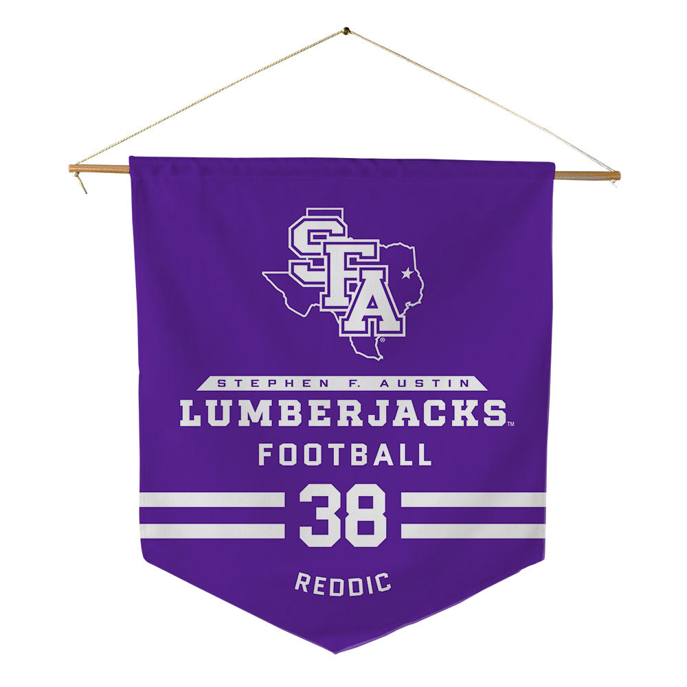 SFA - NCAA Football : Kameron Reddic - Pennant - 18" x 21"-0
