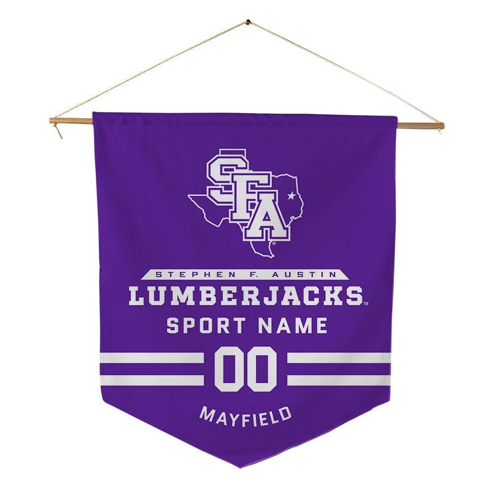 SFA - NCAA Football : Jayvin Mayfield - Pennant - 18" x 21"-0